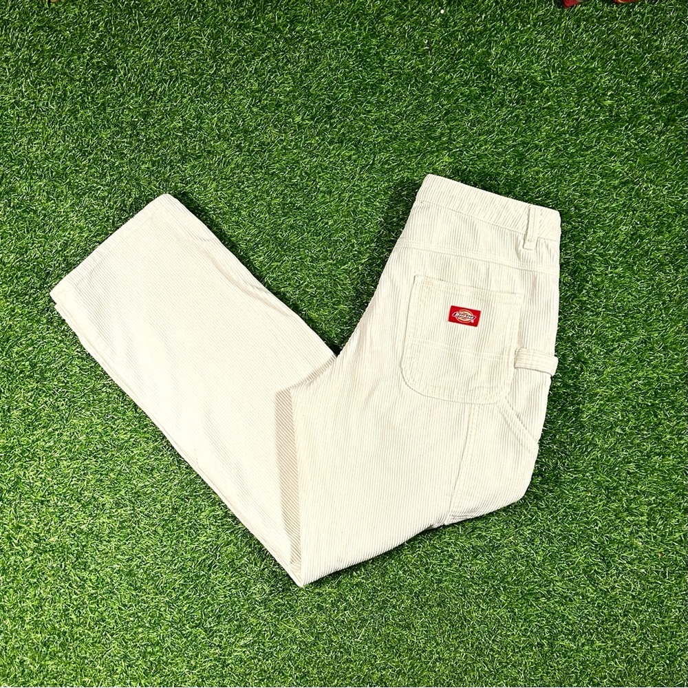 Like new dickies white corduroy carpenter pants